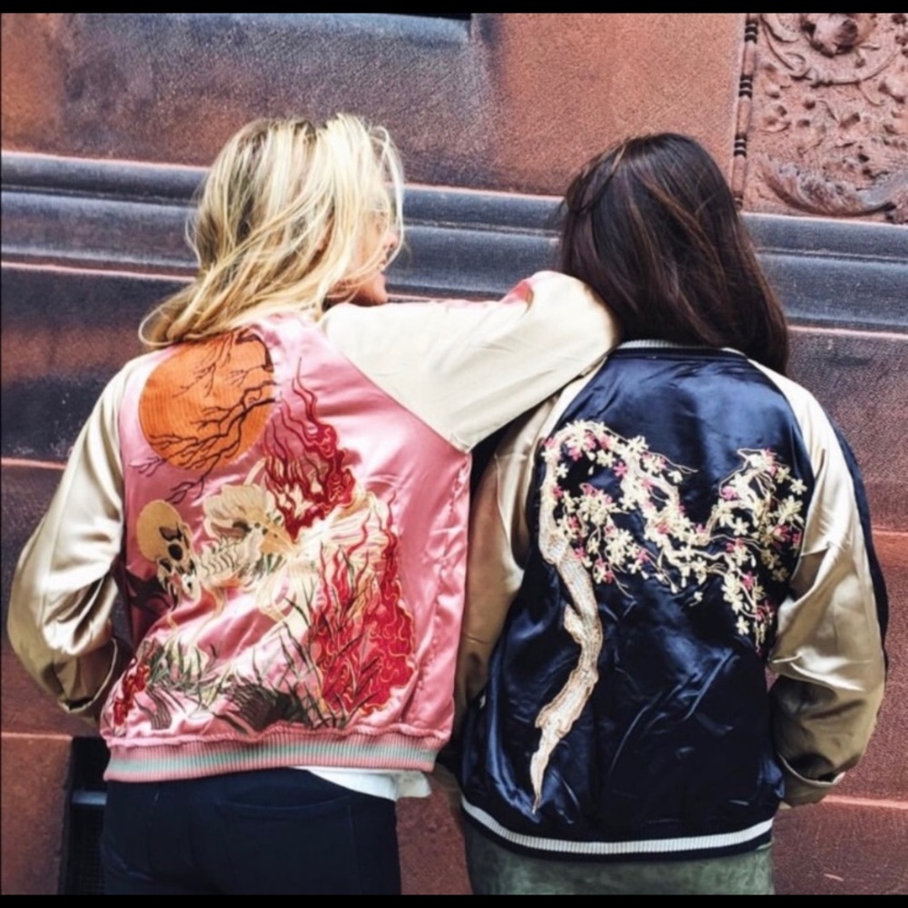 LF Reversible Silk Bomber Jacket